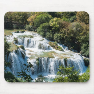 Waterfall in Krka National Park - Dalmatia,Croatia Mouse Pad