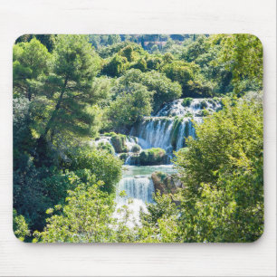 Waterfall in Krka National Park - Dalmatia,Croatia Mouse Pad