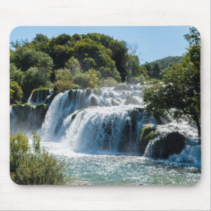 Waterfall in Krka National Park - Dalmatia,Croatia Mouse Pad