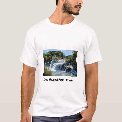 Waterfall in Krka National Park _ DalmatiaCroatia T_Shirt