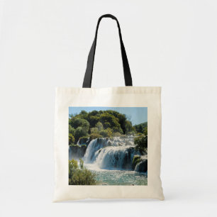 Waterfall in Krka National Park - Dalmatia,Croatia Tote Bag