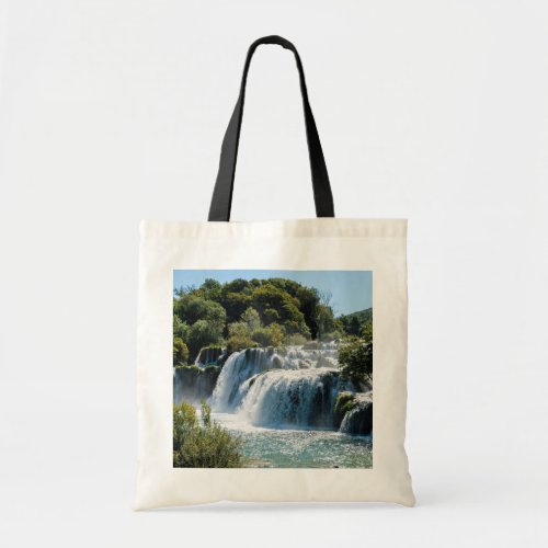 Waterfall in Krka National Park _ DalmatiaCroatia Tote Bag