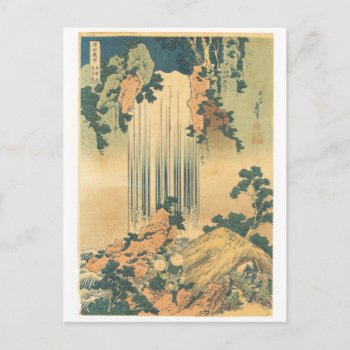 Waterfall In Mino Province Postcard by StillImages at Zazzle