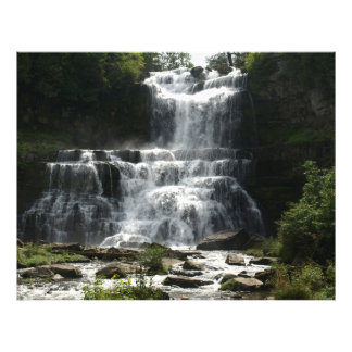 Waterfall in Nature Picture on a  Photo Print