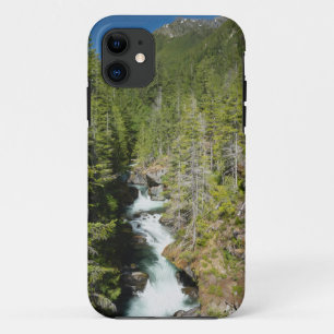Waterfall in Olympic National Forest iPhone 11 Case