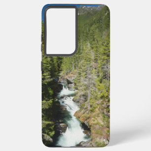Waterfall in Olympic National Forest Samsung Galaxy S21 Ultra Case