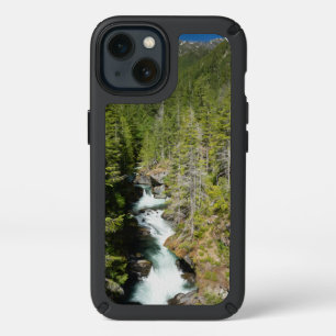 Waterfall in Olympic National Forest Speck iPhone 13 Case