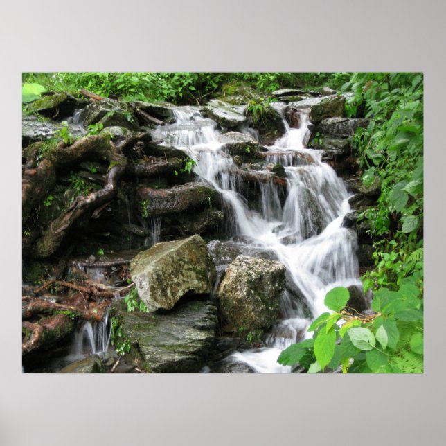 Waterfall in smokey Mountains 2 Poster (Front)