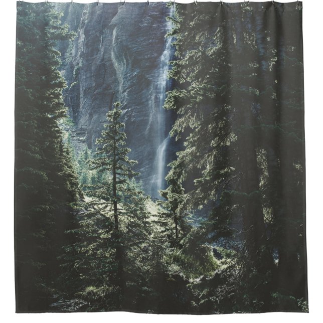 WATERFALL IN TELLURIDE SHOWER CURTAIN (Front)