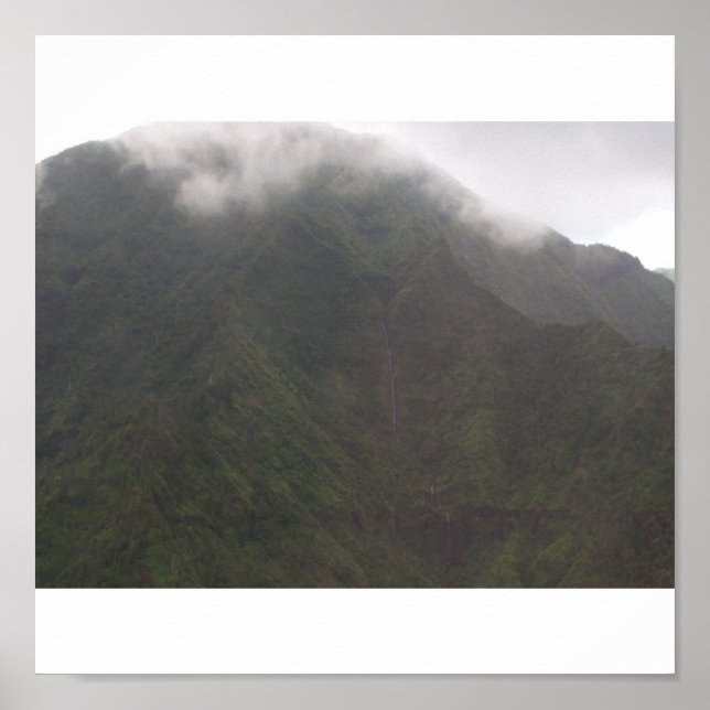 Waterfall in the Clouds Poster (Front)