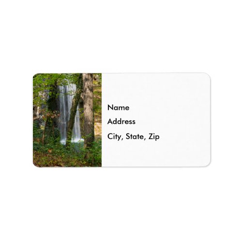 Waterfall In The Woods Label
