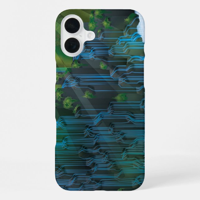 Waterfall Iphone Case (Back)