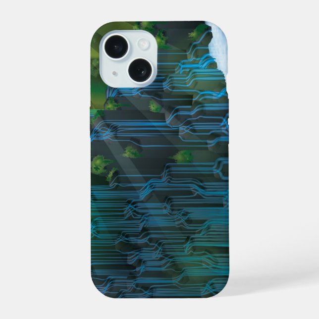 Waterfall Iphone Case (Back)