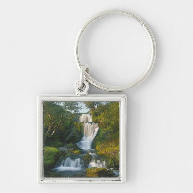 Waterfall, Isle of Skye, Scotland Keychain (Front)