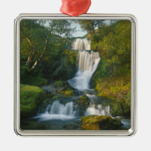 Waterfall, Isle of Skye, Scotland Metal Ornament