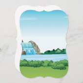 Waterfall landscape (Front/Back)