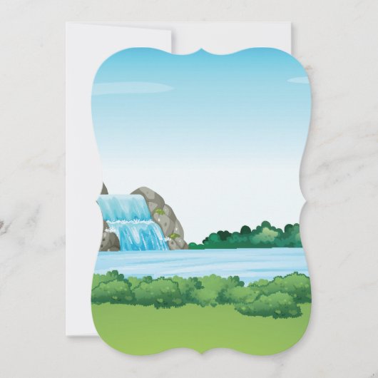 Waterfall landscape (Front)