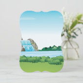 Waterfall landscape (Standing Front)