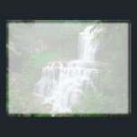 Waterfall Letterhead<br><div class="desc">The beautiful Chittenango Falls in New York. This makes and excellent background for your letterhead. Also comes in matching stationary.</div>