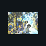 Waterfall - Maxfield Parrish Canvas Print<br><div class="desc">Waterfall - Maxfield Parrish</div>