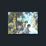 Waterfall - Maxfield Parrish Canvas Print<br><div class="desc">Waterfall - Maxfield Parrish</div>