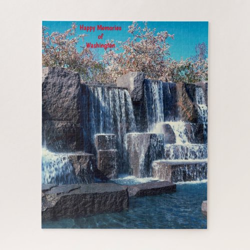 Waterfall Memorial Washington DC Jigsaw Puzzle