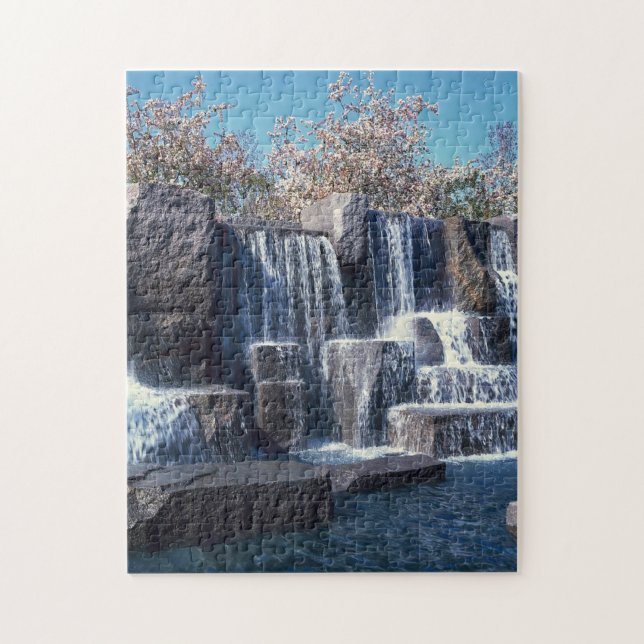 Waterfall Memorial Washington DC. Jigsaw Puzzle (Vertical)