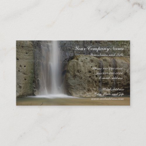 Waterfall Nature Business Card
