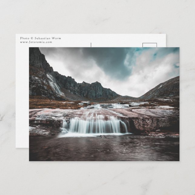 Waterfall Nature Photo Postcard (Front/Back)