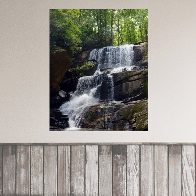 Waterfall NC Blue Ridge Mountains Photographic Acrylic Print (Creator Uploaded)