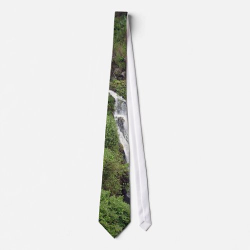 Waterfall Near Hilo Hawaii Neck Tie