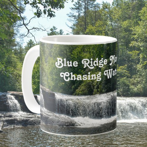 Waterfall North Carolina Blue Ridge Mountains Coffee Mug