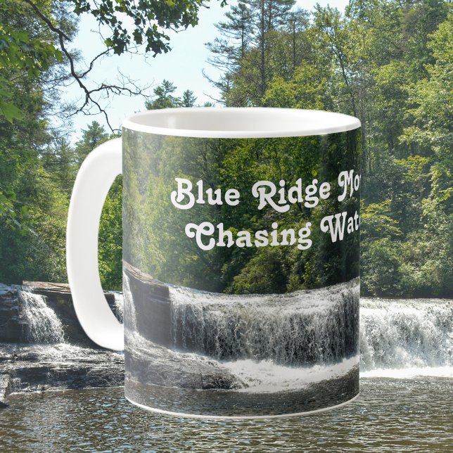 Waterfall North Carolina Blue Ridge Mountains Coffee Mug (Creator Uploaded)
