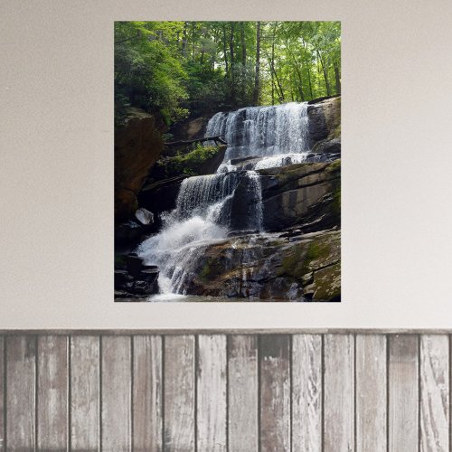 Waterfall North Carolina Mountains Photographic Acrylic Print