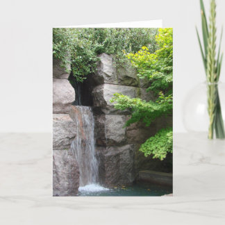 Waterfall note card