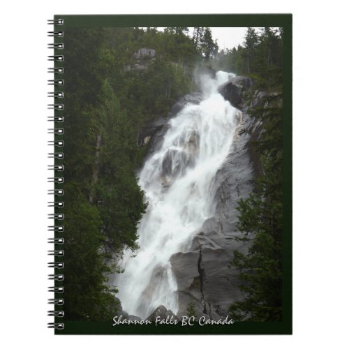 Waterfall Notebook Shannon Falls BC Souvenir