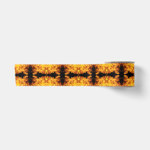 Waterfall of Flame Satin Ribbon