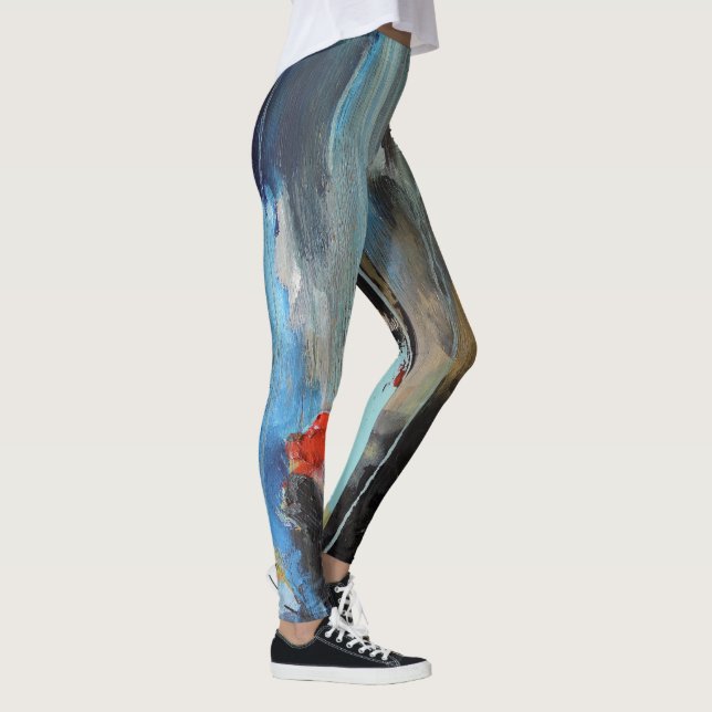 "Waterfall Pallette" Leggings (Right)