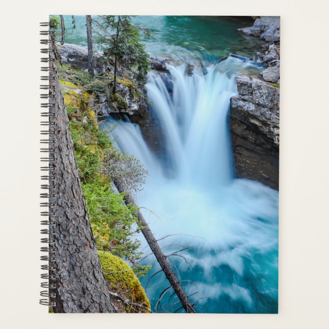 Waterfall Photo Themed Gift for Travel Lover Planner (Front)
