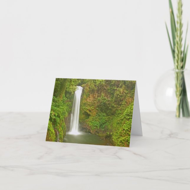 "WATERFALL"  (PHOTOGRAPHY) CARD (Front)