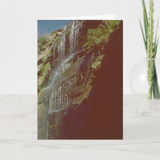 Waterfall Photos Card (Front)