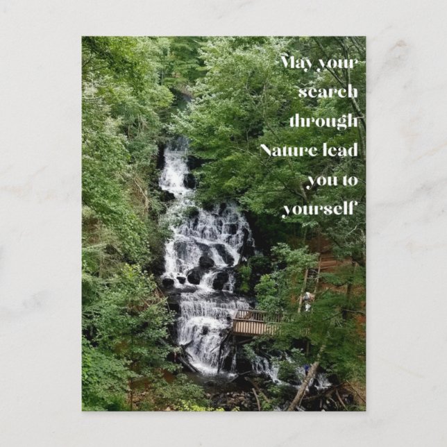 Waterfall  postcard (Front)
