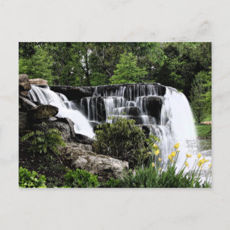 waterfall postcard