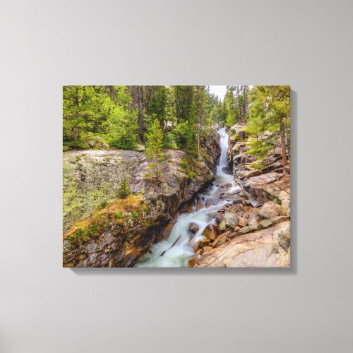 Waterfall  River Cascade Canvas Print