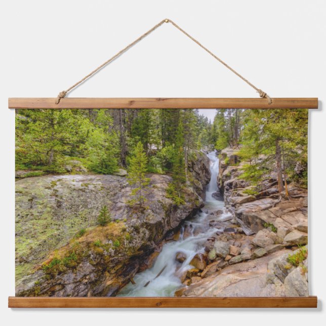 Waterfall & River Cascade Hanging Tapestry (Front)