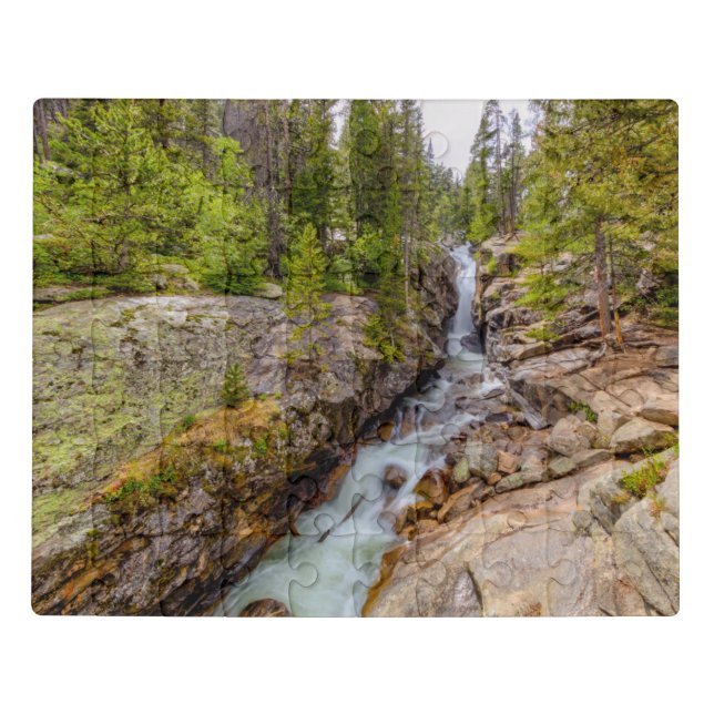 Waterfall & River Cascade Jigsaw Puzzle (Puzzle Horizontal)