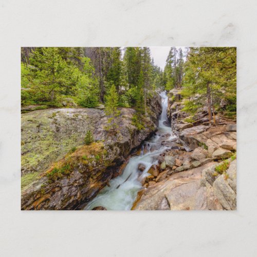 Waterfall  River Cascade Postcard
