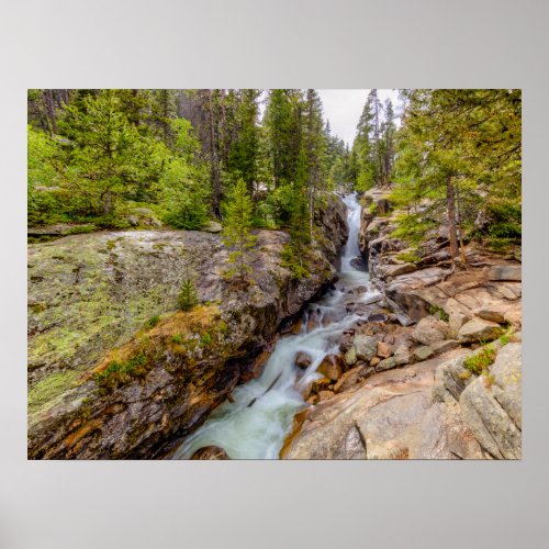 Waterfall  River Cascade Poster