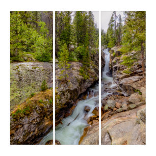 Waterfall & River Cascade Triptych