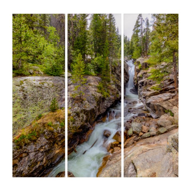 Waterfall & River Cascade Triptych (Front)